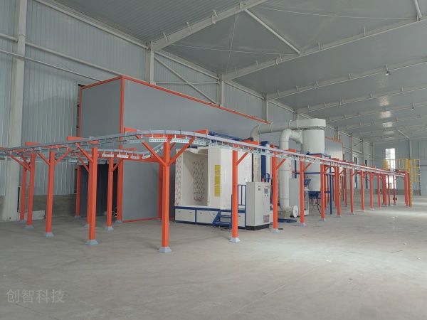 河北濾芯器靜電噴粉線(xiàn)安裝完成
