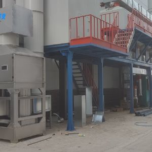 濰坊噴漆廢氣處理設(shè)備安裝完成